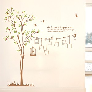 봄나무 (나무,포토프레임) 포인트 데코 스티커